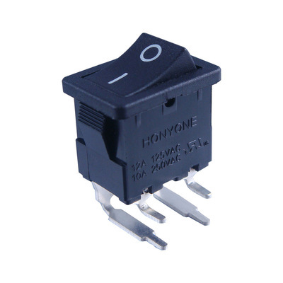 【供應4腳船型開關、21*15兩檔船型開關,MR6小家電用翹板開關DPST】價格,廠家,圖片,電工開關,惠州宏利源電器-