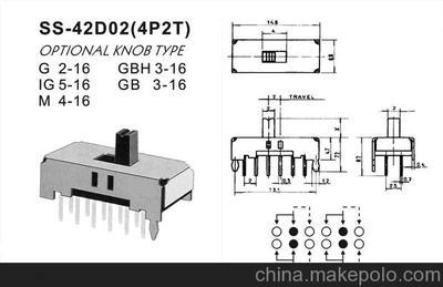 拔動開關(guān)Slide switch SS-42D02 產(chǎn)品詳解與東莞市正翔電子專業(yè)供應(yīng)